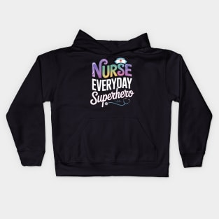 Nurse Every Day Superhero Coloring Kids Hoodie